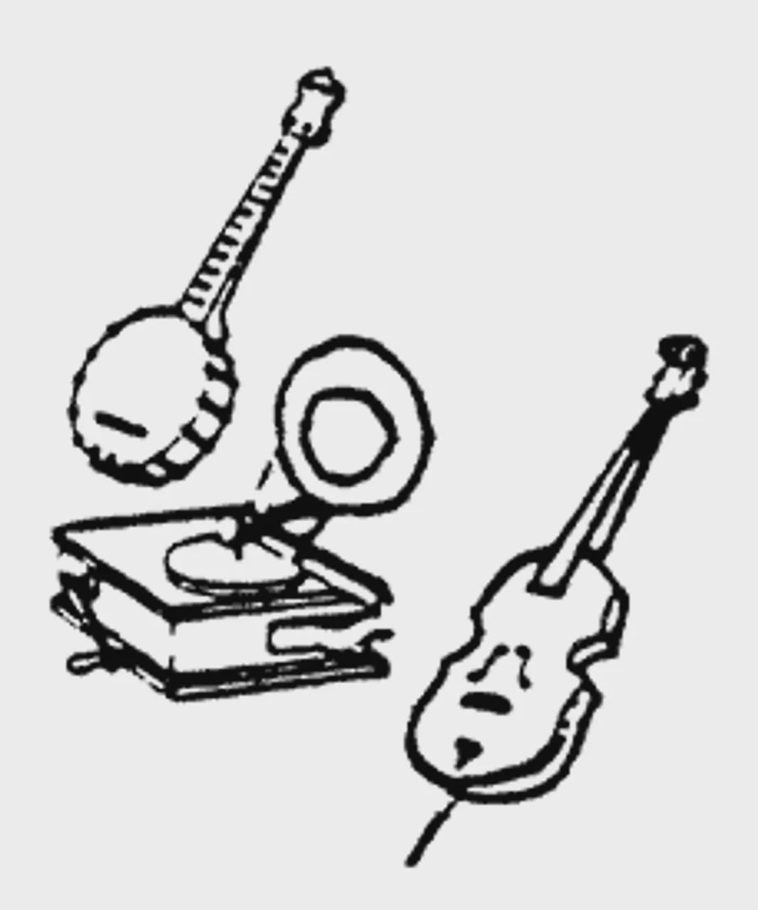 Scale Structures Banjo cello &amp; victrola (650-5139)