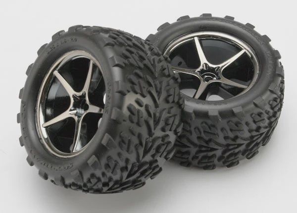 Traxxas T&amp;W GEMINI BLK CHRM/TALON TIR (TRA7174A)