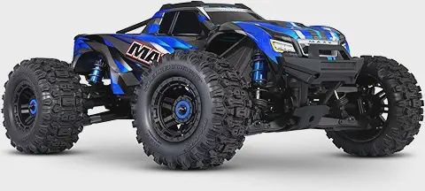 Traxxas Blue - X-Maxx 8S ESC BELTED (TRA77096-4), Color: blue