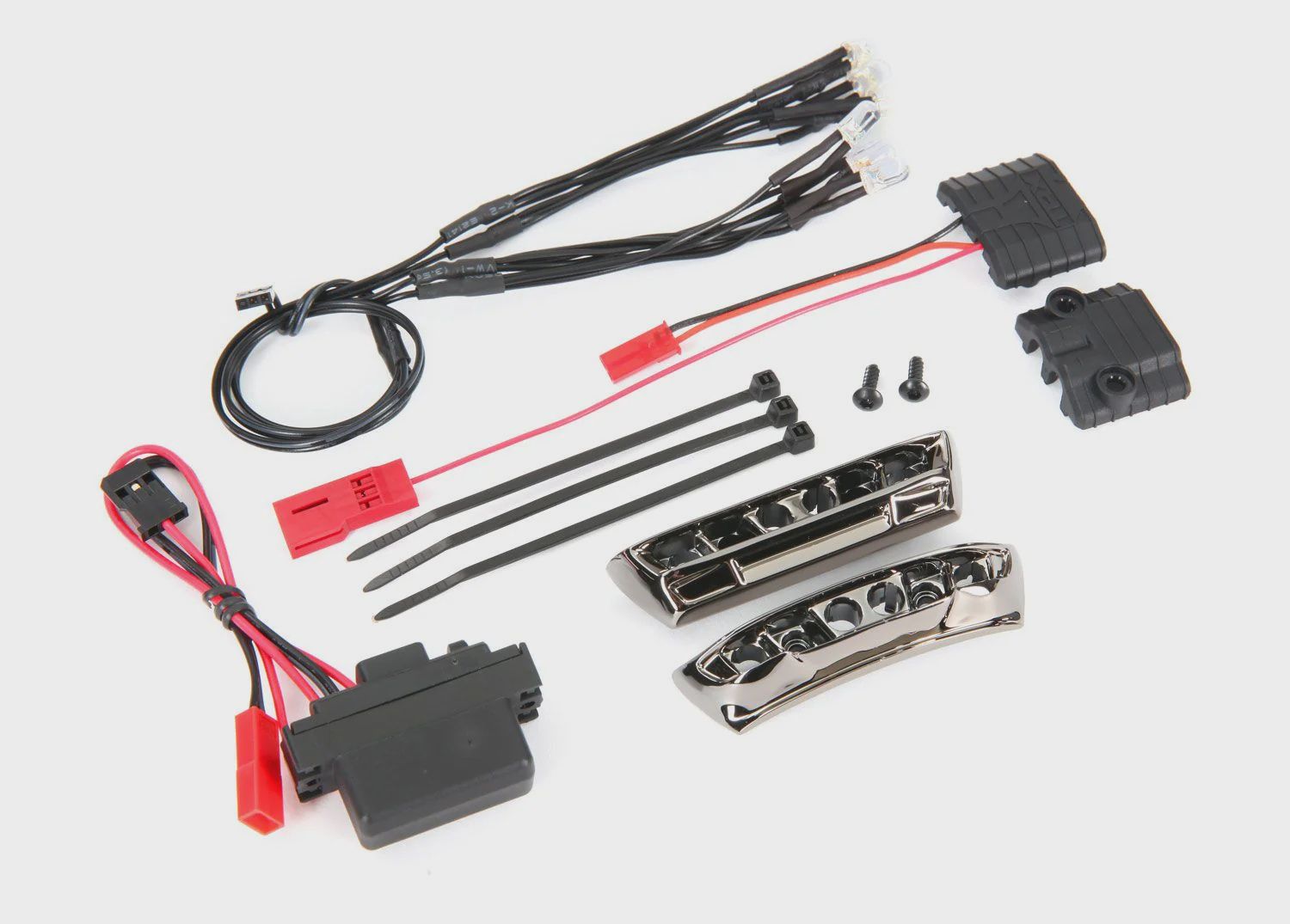 Traxxas Complete LED Light Kit (Red) (2) (1/16 E-Revo) (TRA7185A)