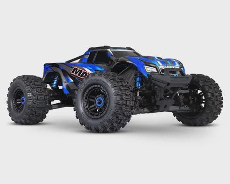 Traxxas Maxx WideMaxx 1/10 Brushless RTR 4WD Monster Truck (TRA89086), Color: Blue