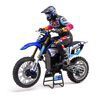 Losi Promoto-MX RTR 1/4 Brushless Dirt Bike (FXR) w/2.4GHz DX3PM Radio &amp; MS6X System (LOS06000T1), Color: Blue