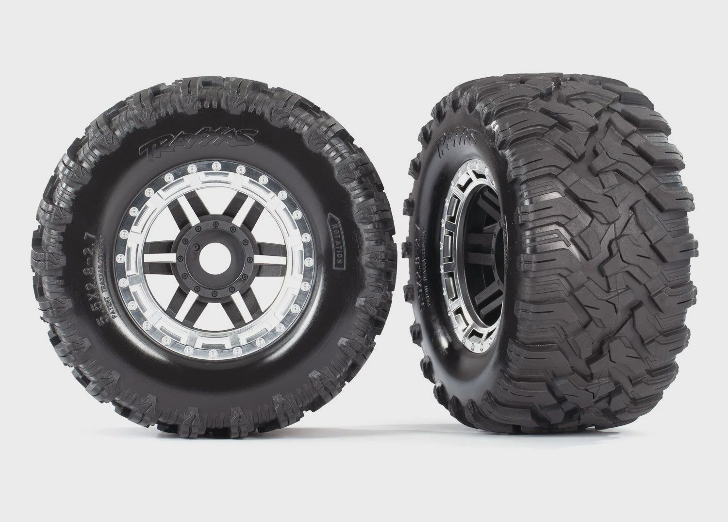 Traxxas T&amp;W SATIN CHRM BDLK/ MAXX MT (TR8972X)