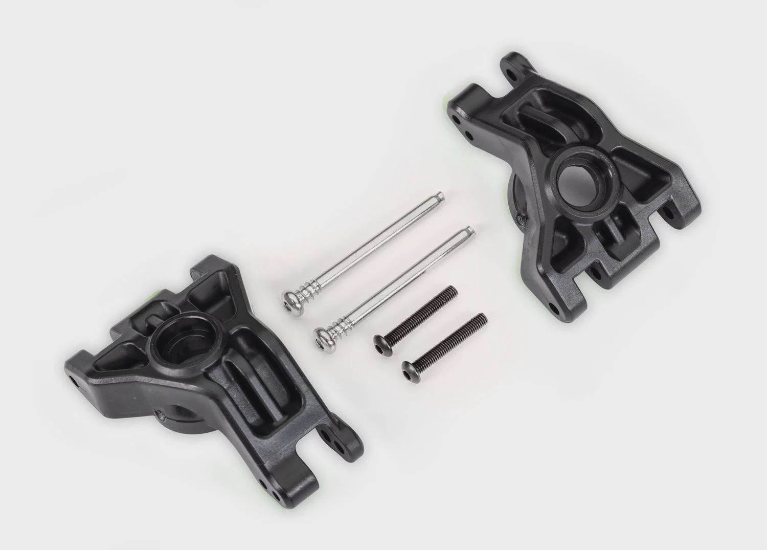 Traxxas Hoss/Rustler/Slash 4x4 Extreme Heavy Duty Hub Carriers (Black) (2) (TRA9050)