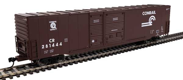 Walthers 60' Pullman-Standard Auto Parts Boxcar (10' and 6' doors) - Ready to Run -- Conrail #281444 (910-3229)