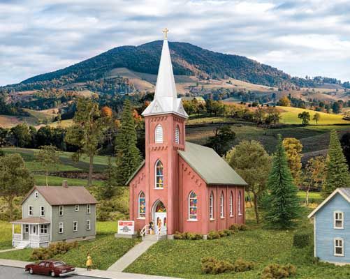 Walthers Brick Church - N Scale (933-3858)
