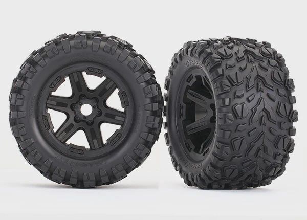 Traxxas Talon EXT 3.8" Pre-Mounted E-Revo 2.0 Tires w/17mm Hex (2) (Black) (TRA8672)
