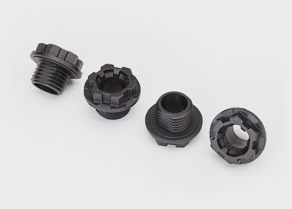 Traxxas TRX-4 Traxx Stub Axle Nut (Black) (4) (TRA8886)