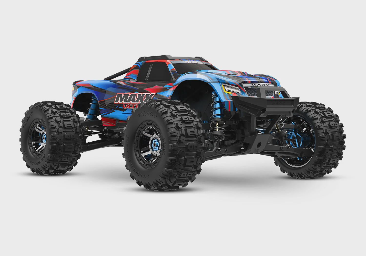 Traxxas Maxx® Ultimate 1/10 4WD Brushless RTR Monster Truck w/TQi™ ® (TRA89087__), Color: blue-23