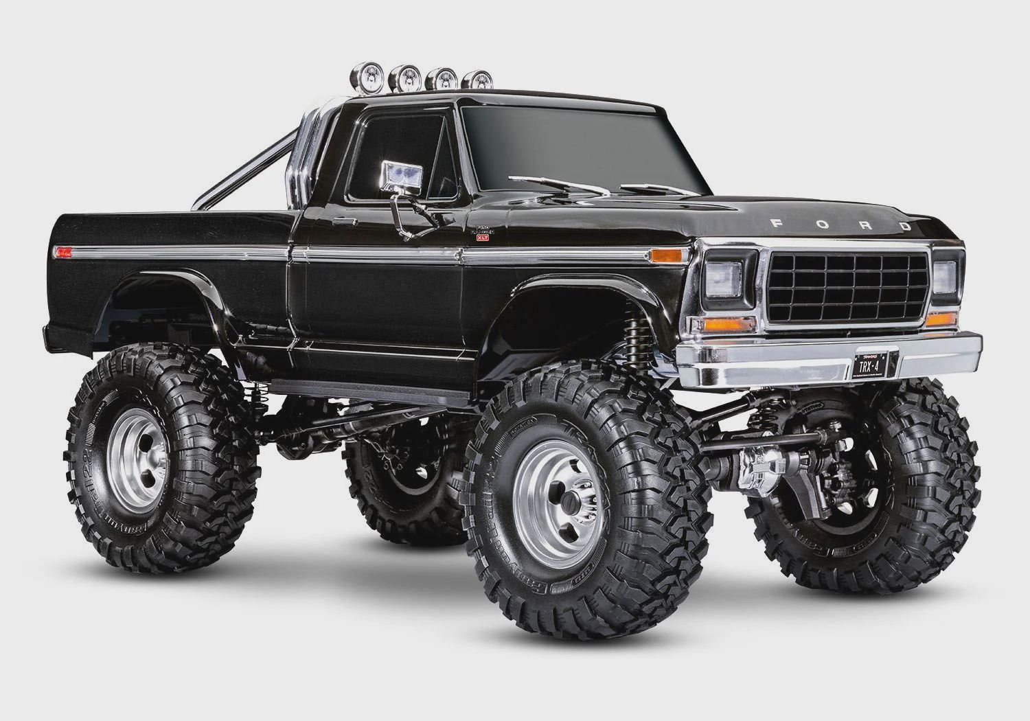 Traxxas TRX-4 1/10 High Trail Edition RC Crawler w/'79 Ford F-150 Ranger XLT Truck Body (TRA92046), Color: Black
