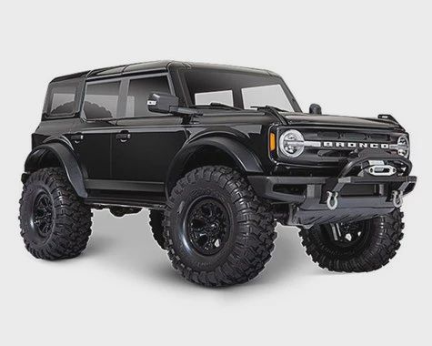 Traxxas TRX-4 1/10 Trail Crawler Truck w/2021 Ford Bronco Body (TRA92076), Color: Black