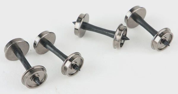 Walthers 33" Turned Metal RP-25 Wheelsets -- With Plastic Axles pkg(12) (920-2301)