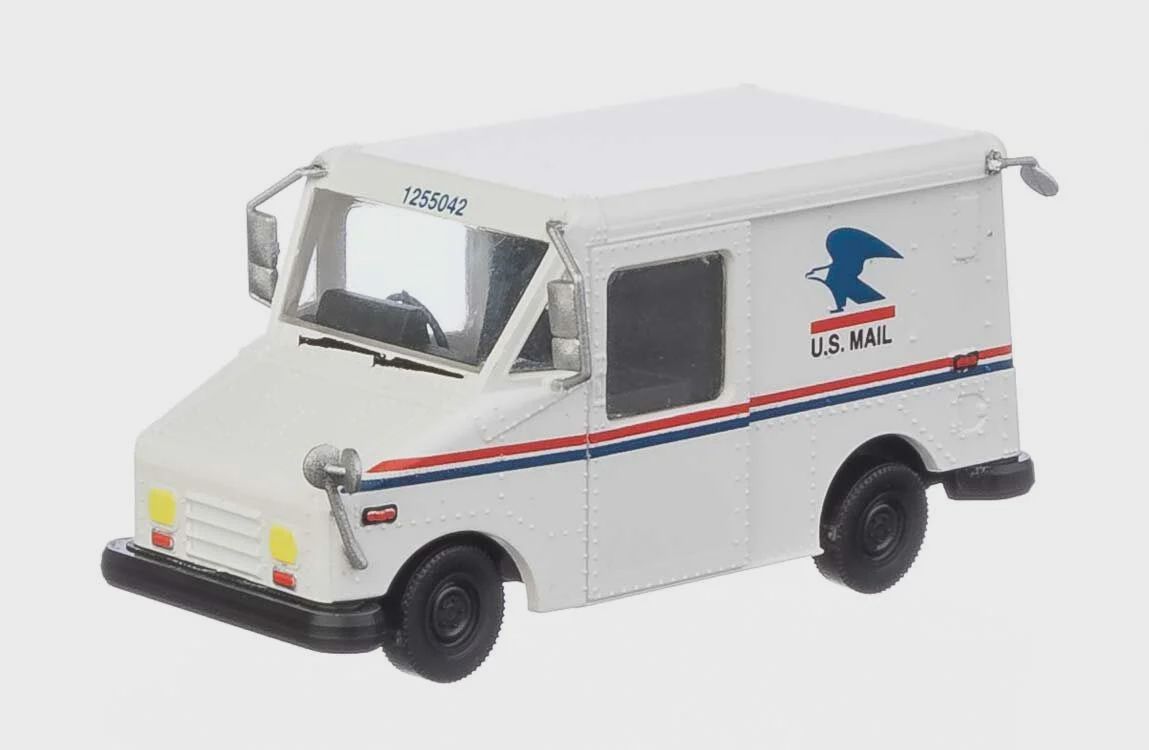 Walthers Long Life Vehicle (LLV) Mail Truck -- United States Postal Service(R) 1980s Scheme (949-12252)