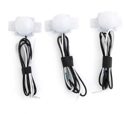 Walthers LED Dome Building Light 3-Pack -- Cool White (949-4872)