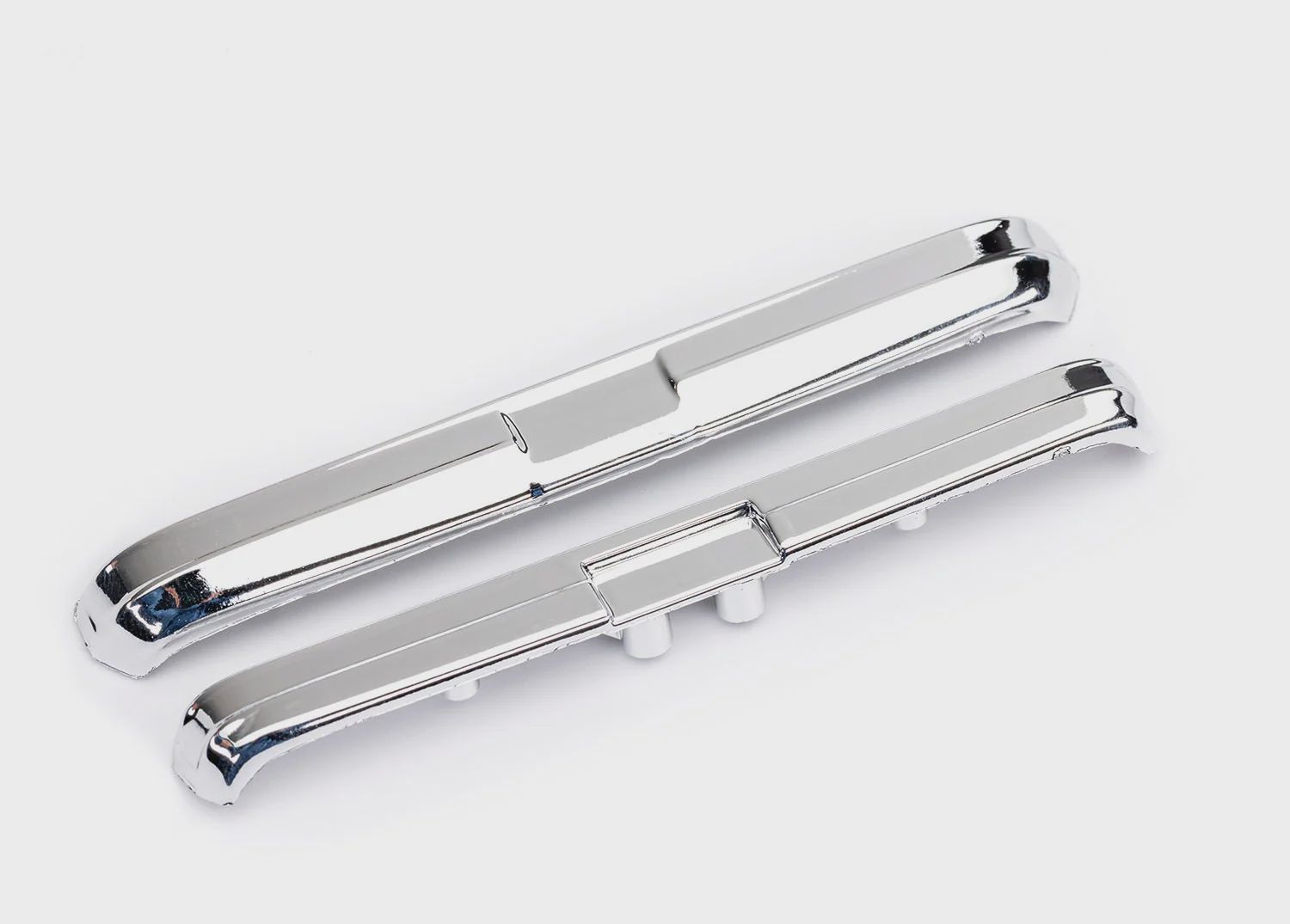Traxxas TRX-4M 1979 Chevrolet K10® Front &amp; Rear Bumpers (Chrome) (TRA9835)