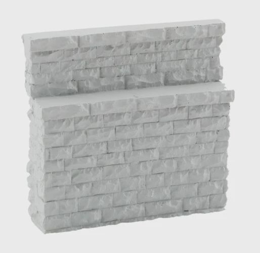 Walthers Stone Abutment - Low - Resin Ca (933-4585)