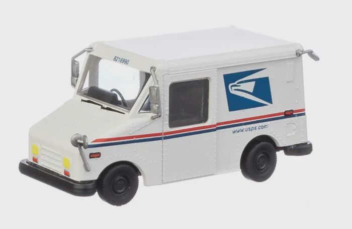 Walthers Long Life Vehicle (LLV) Mail Truck -- United States Postal Service(R) 1993-Present Scheme (949-12253)