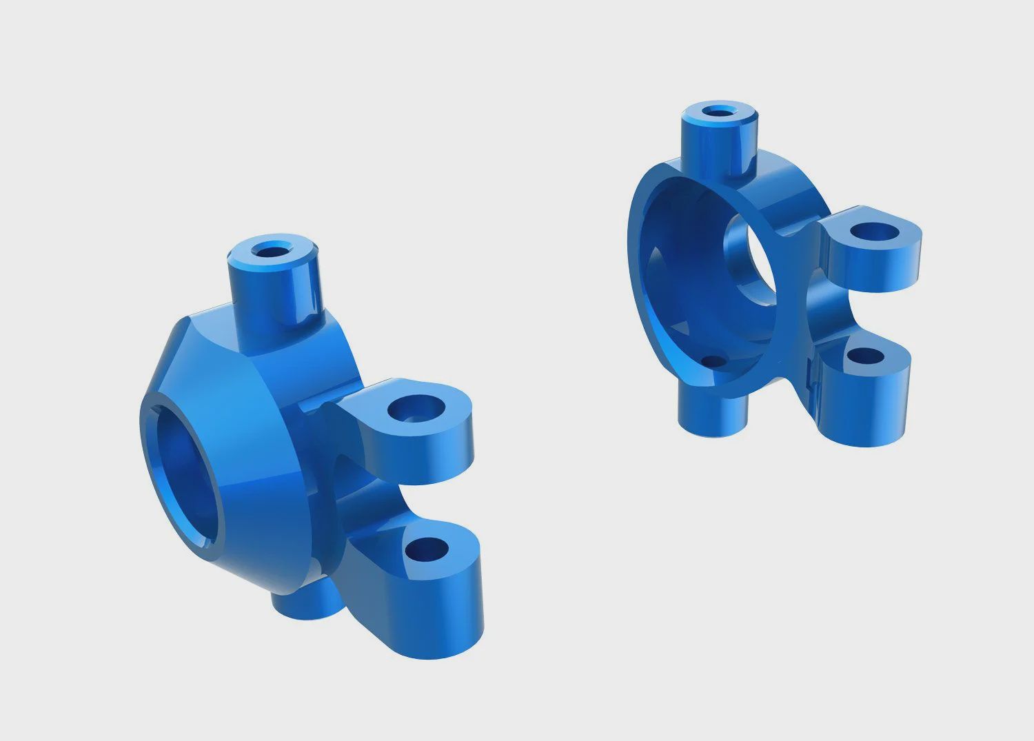 Traxxas STEERING BLOCKS (L&amp;R) (TRA9737), Color: BLUE