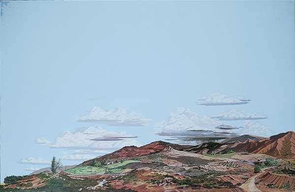 Walthers Background Scene 24 x 36" 60 x 90cm - Instant Horizons(TM) -- Country to Desert (949-708)