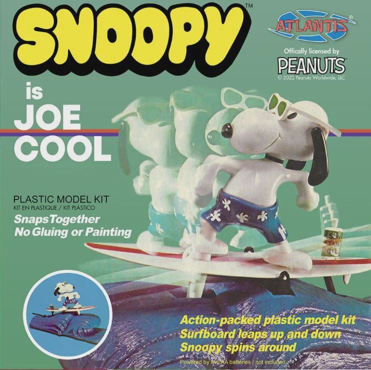 Snoopy Joe Cool Surfing 6" Tall, 10.5" Long (formerly Monogram) (D) (AAN7502)