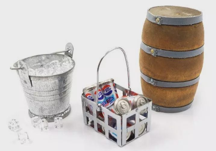 Yeah Racing Crawler Ice Bucket &amp; Ice Camping Accessory Combo YA-0368