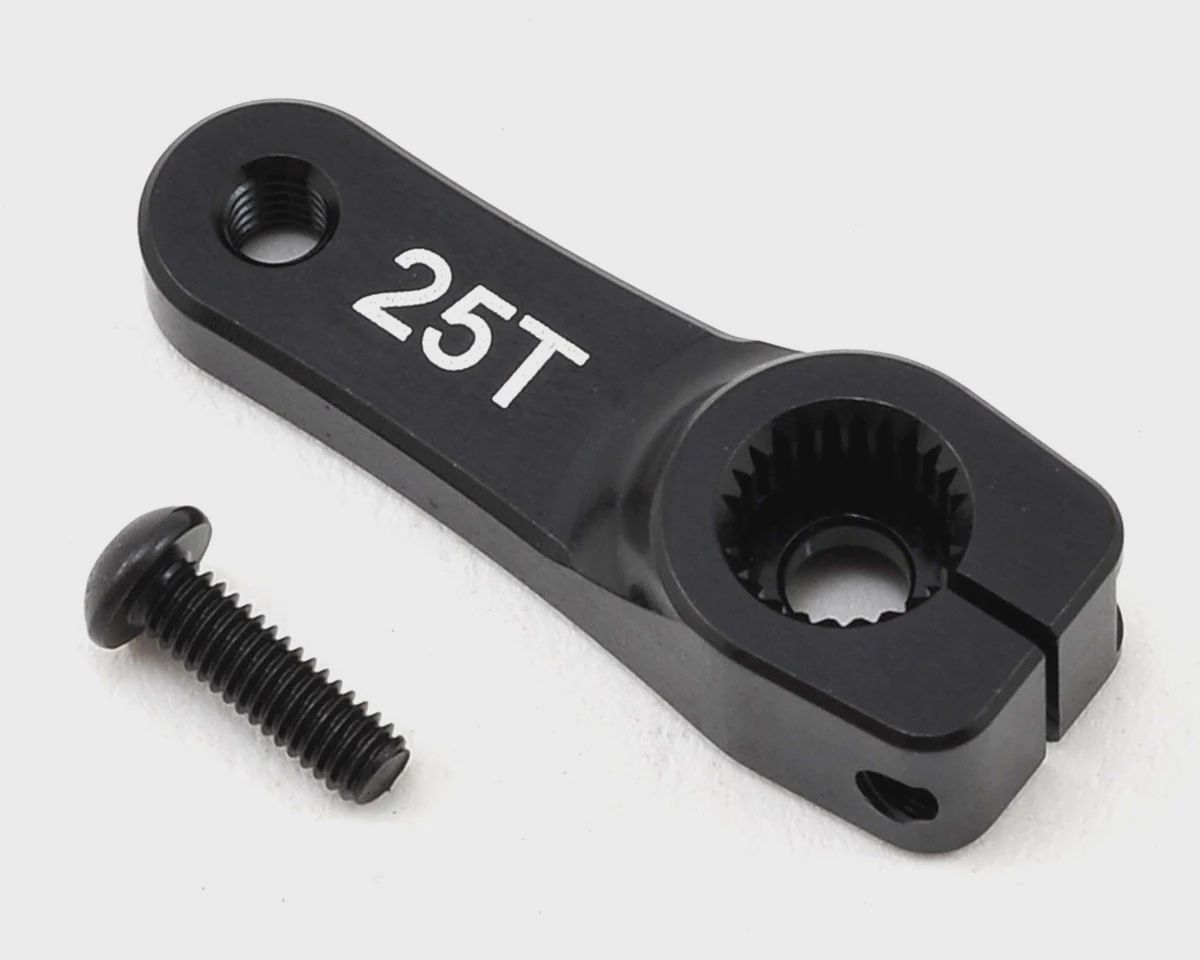 Team Associated Factory Team Aluminum 18.5mm Servo Horn (25T-Futaba/ProTek) (ASC1363)
