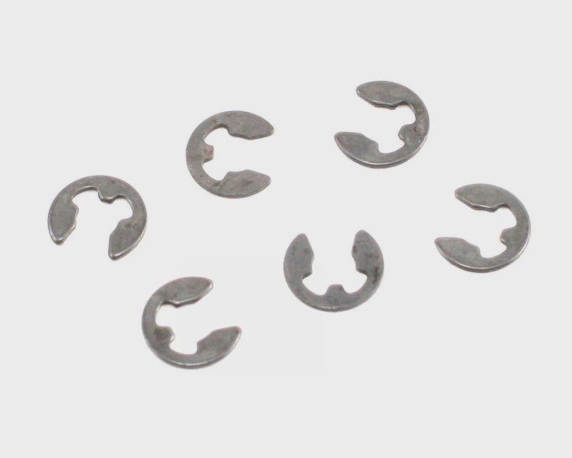 Team Associated 3mm E-Clip (6) (ASC31160)