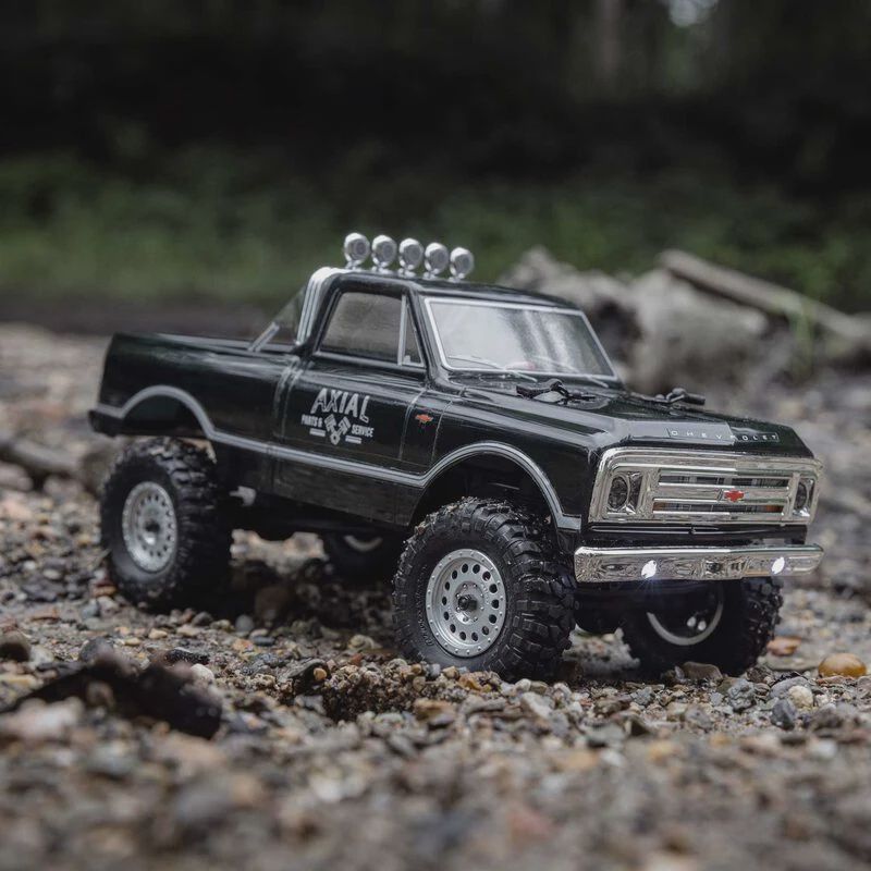 Axial SCX24 1967 Chevrolet C10 1/24 4WD RTR Scale Mini Crawler w/2.4GHz (AXI00001V2T-), Color: black