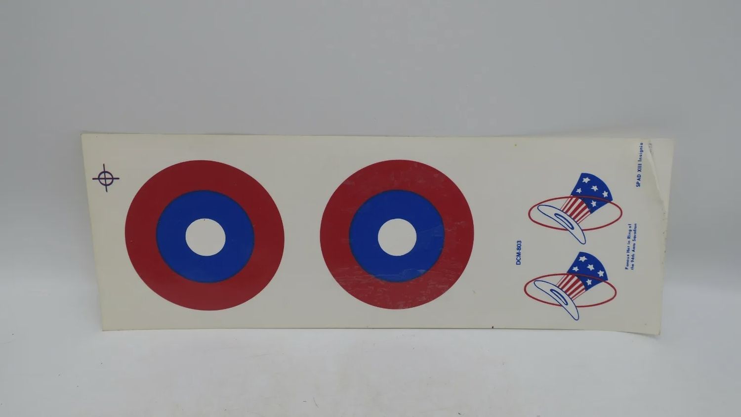 Stik Tite SIG Spad XIII AW-14 Hat in Ring 94th Aero Squadron Plane Decal (DCM-803)