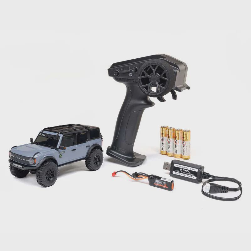 Axial SCX30 Ford Bronco 1/30 4WD RTR Scale Mini Crawler w/2.4GHz Radio, Battery &amp; Charger (AXI-2048T-)