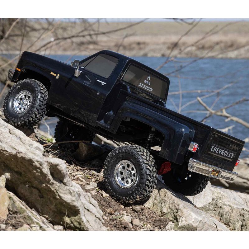 Axial SCX10 III 1982 Chevy K10 "Base Camp" RTR 4WD Rock Crawler (Black) w/2.4GHz Radio (AXI03030T2), Color: black-14