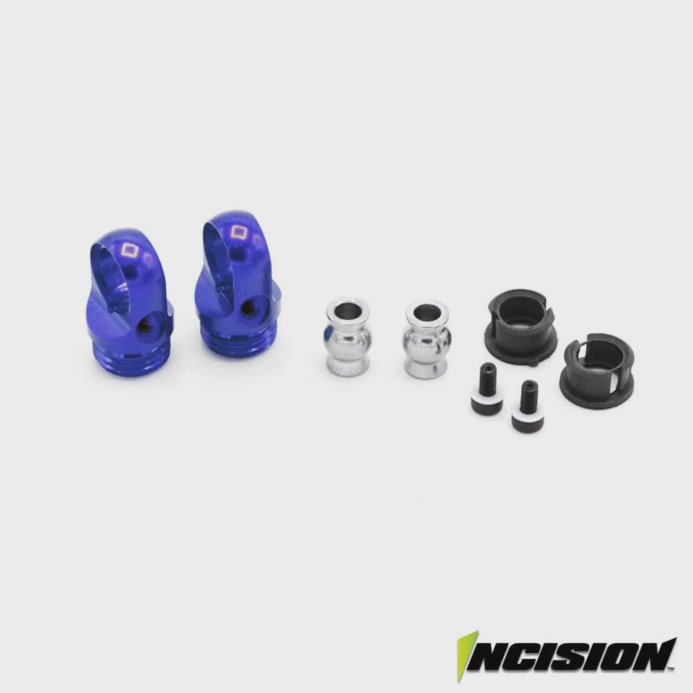 Vanquish Incision S8E Machined Aluminum Shock Cap (Blue) (IRC00516)