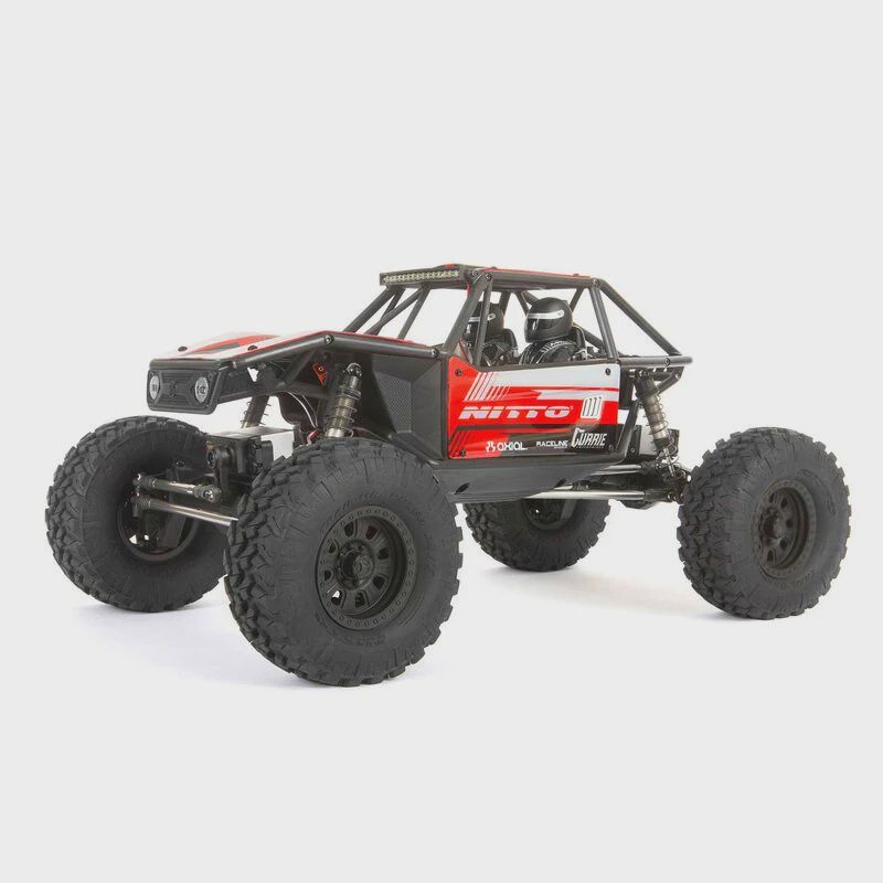 Axial Capra 1.9 4WS Unlimited Trail Buggy 1/10 RTR 4WD Rock Crawler (AXI03022BT), Color: Black