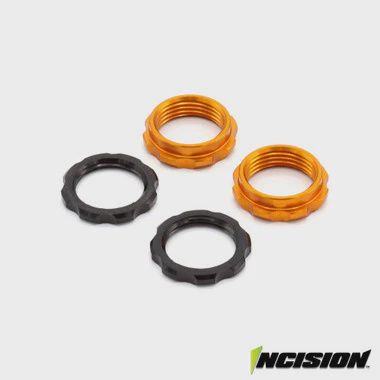 Vanquish S8E MACHINED SPRING COLLARS - ORANGE (IRC00518)