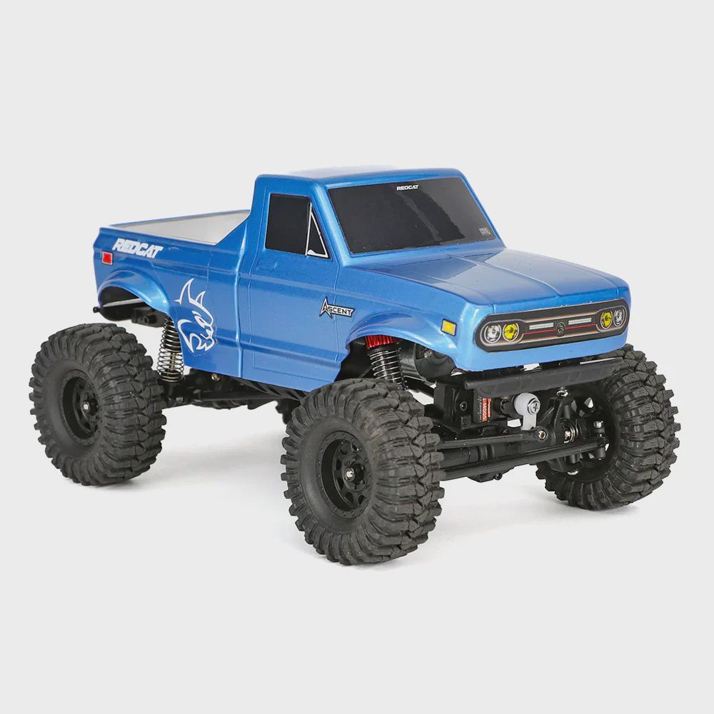 Redcat Ascent-32 - 1/32 Scale Brushed Electric Rock Crawler (RER40390), Color: blue-23