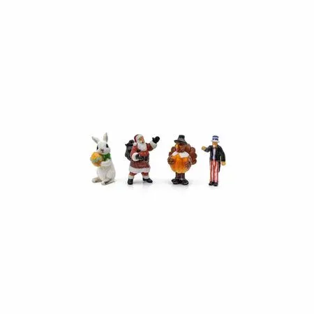 Woodland Scenics HO Holiday Figures – 4 PK (WOOA2868)