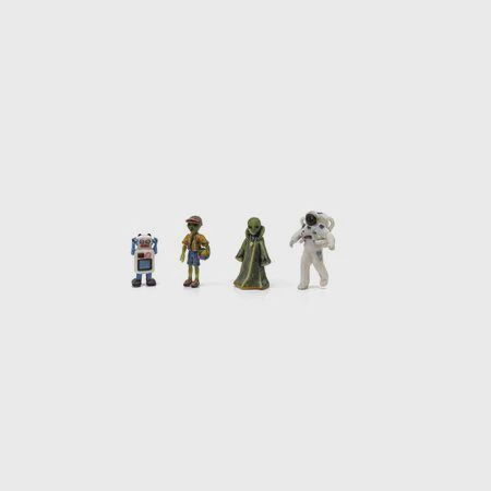 Woodland Scenics N Sci-Fi Figures – 4 PK (WOOA2870)