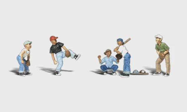 Woodland Scenics Baseball Players I - HO Scale (WOOA1869)