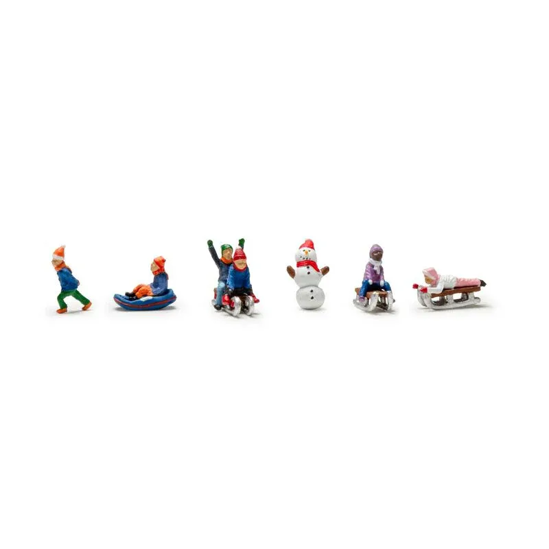 Woodland Scenics HO Children Sledding (WOOA1966)