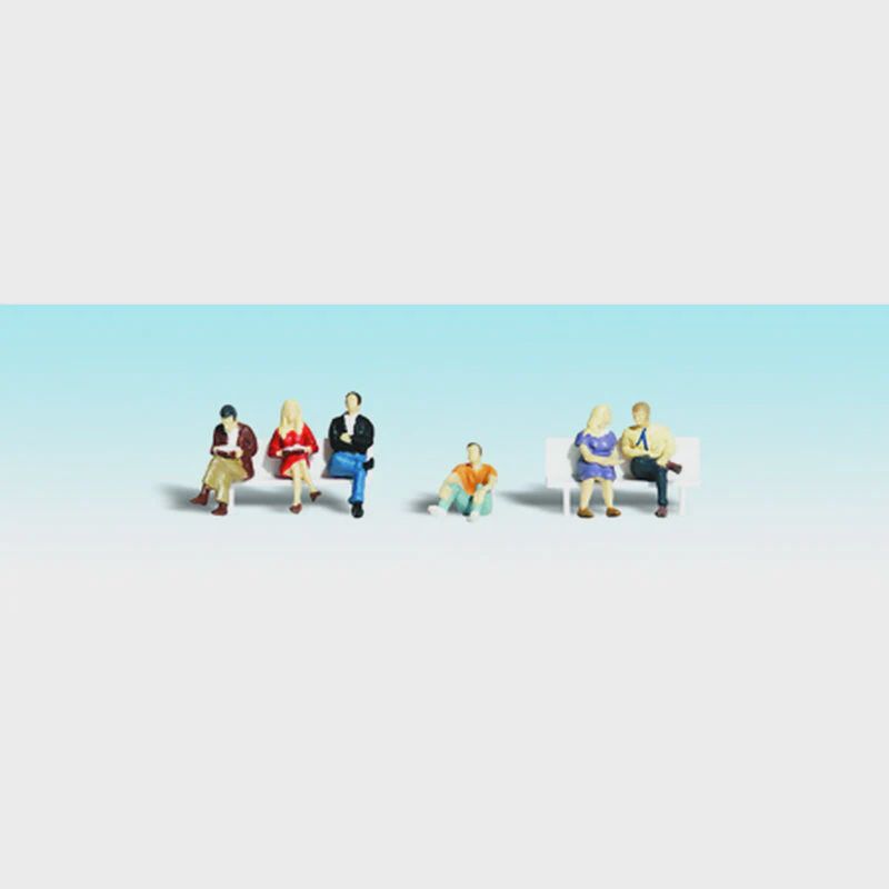 Woodland Scenics N People Sitting (WOOA2129)