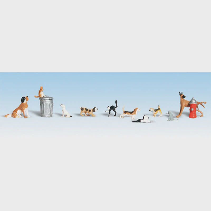 Woodland Scenics Dogs &amp; Cats - O Scale (WOOA2725)