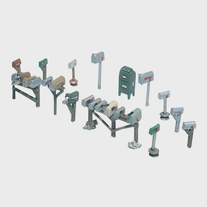 Woodland Scenics HO Assorted Mailboxes (WDS206)