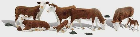 Woodland Scenics Hereford Cows (WOOA2767)