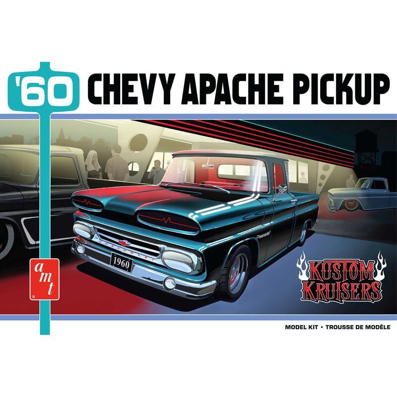 AMT 1:25 1960 Chevy Apache Pickup Street Machine  (AMT1444M)