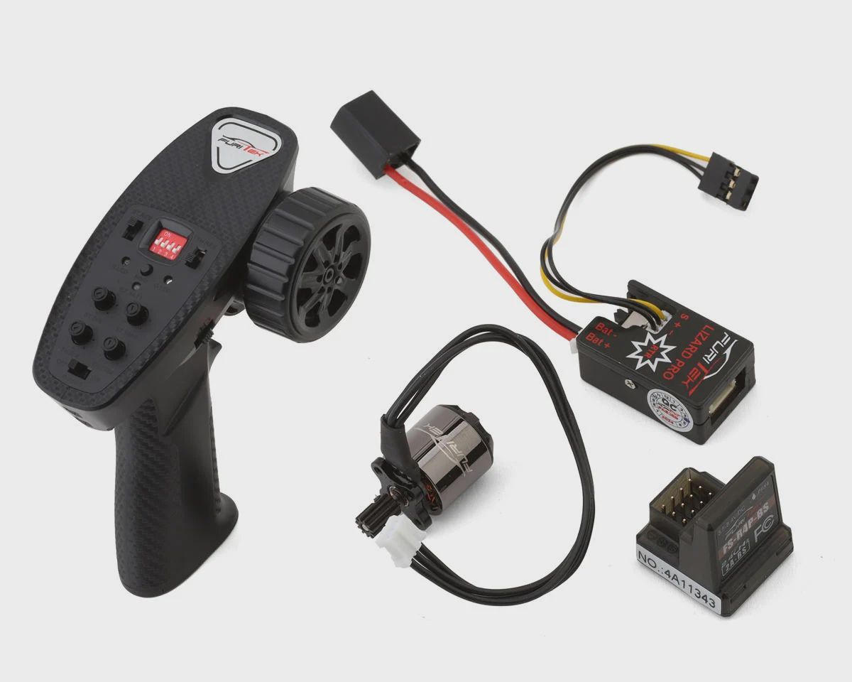 Furitek 118 2S Brushless Starter Combo w/Venom Motor (3450kV) for Traxxas TRX-4M &amp; TX/RX System