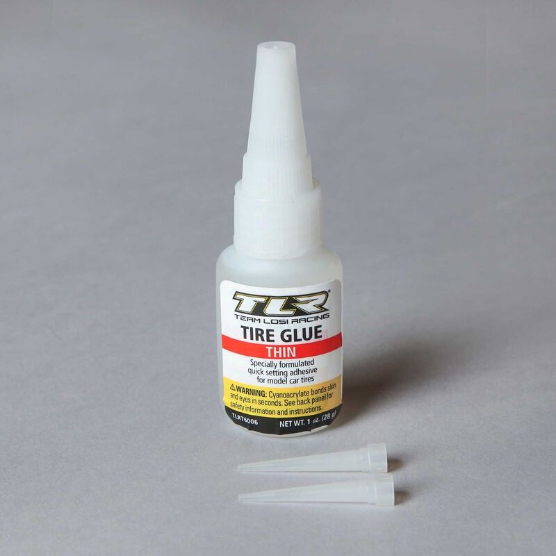 Team Losi Racing Tire Glue 1oz THIN   (TLR76006)