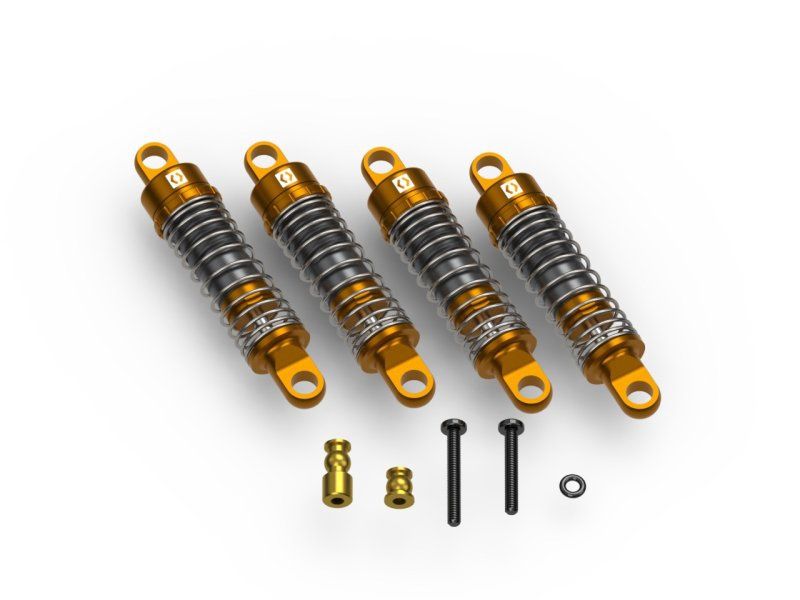HPI Racing Aluminum Oil-Filled Shock Set (Assembled / 4pcs), for Venture18   (HPI161150)
