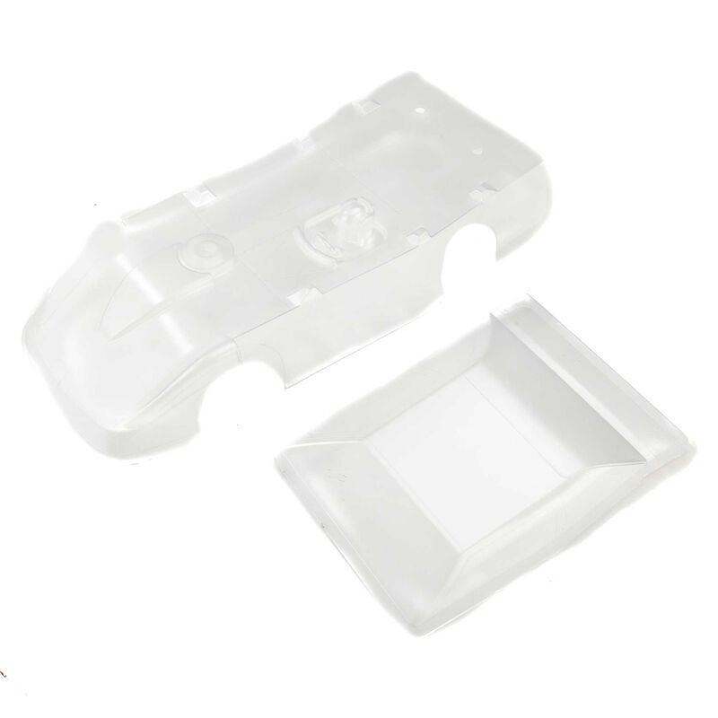 1/12 Pre-Cut Dirt Late Model Tombstone Hi-Performance Clear Body: Losi GROM ALM and NASCAR