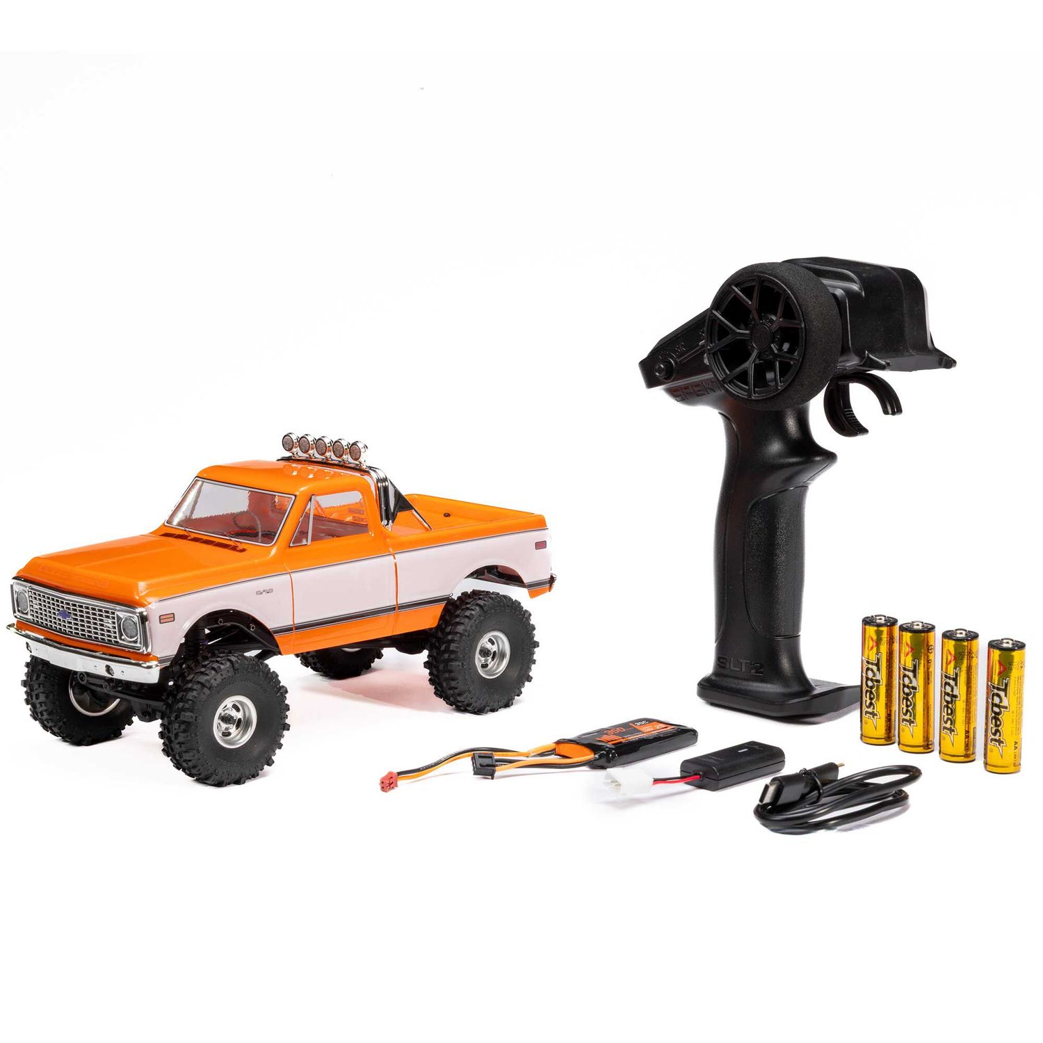 1/24 SCX24 1971 Chevrolet C10 4WD Truck RTR, Orange