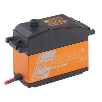 Savox High Voltage 1/5 Scale Servo 0.17sec / 555.5oz @ 7.4V (SAVSV0236MGP)